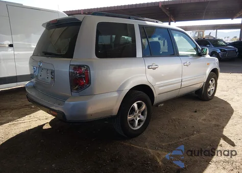 2006 Honda Pilot Ex-L из США, поврежденный, VIN 5FNYF28516B051966